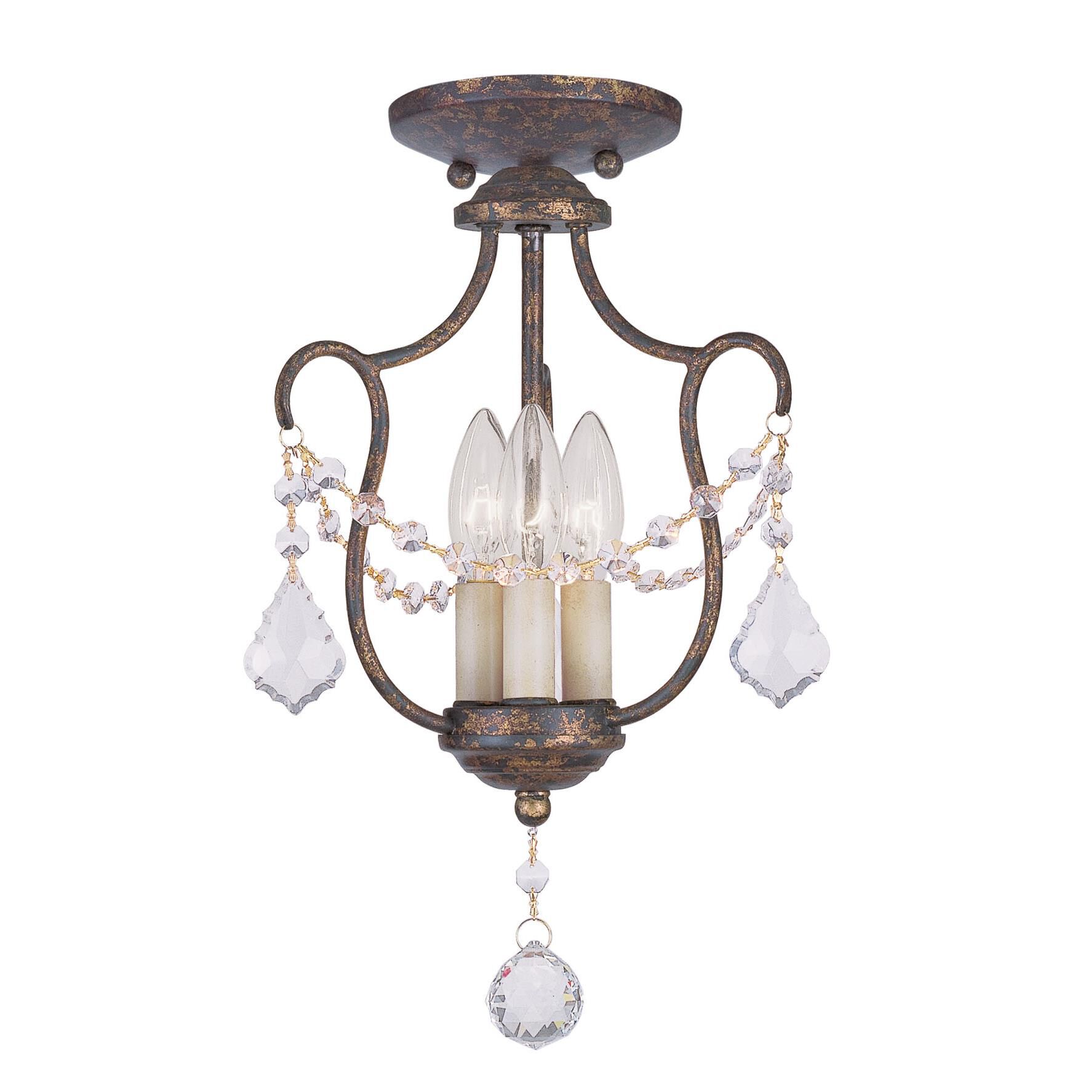 Chesterfield 10 Inch Cage Pendant by Livex Lighting